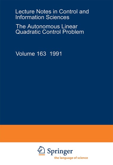 Volker L. Mehrmann - Autonomous Linear Quadratic Control Problem, Häftad