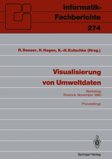 Ralf Denzer, Hans Hagen, Karl-Heinz Kutschke - Visualisierung von Umweltdaten, Häftad