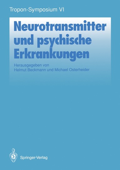 bokomslag Neurotransmitter und psychische Erkrankungen