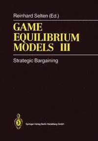 bokomslag Game Equilibrium Models III