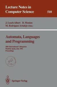 bokomslag Automata, Languages and Programming