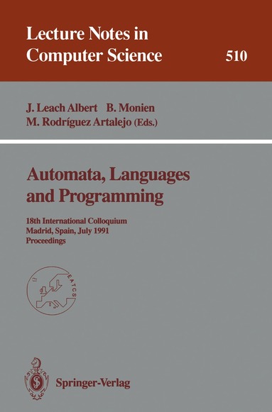 Javier Leach Albert, Burkhard Monien, Mario Rodriguez Artalejo - Automata, Languages and Programming, Häftad