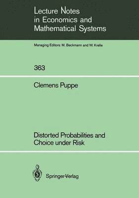 bokomslag Distorted Probabilities and Choice under Risk
