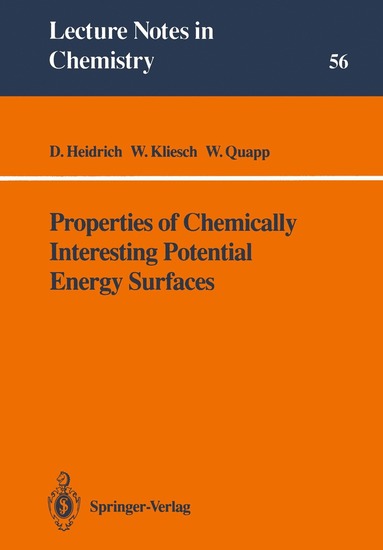 bokomslag Properties of Chemically Interesting Potential Energy Surfaces