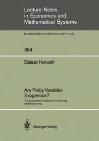 bokomslag Are Policy Variables Exogenous?