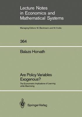 Are Policy Variables Exogenous? 1