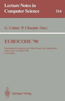 Gerard Daniel Cohen, Pascale Charpin, Gerard Cohen - EUROCODE '90, Häftad