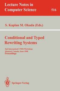 bokomslag Conditional and Typed Rewriting Systems