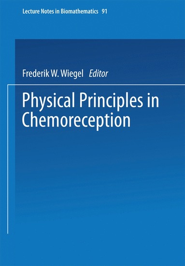 bokomslag Physical Principles in Chemoreception