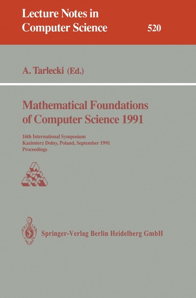 bokomslag Mathematical Foundations of Computer Science 1991