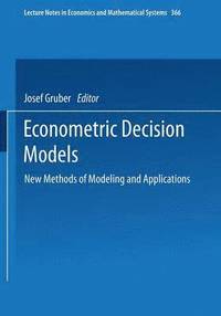 bokomslag Econometric Decision Models