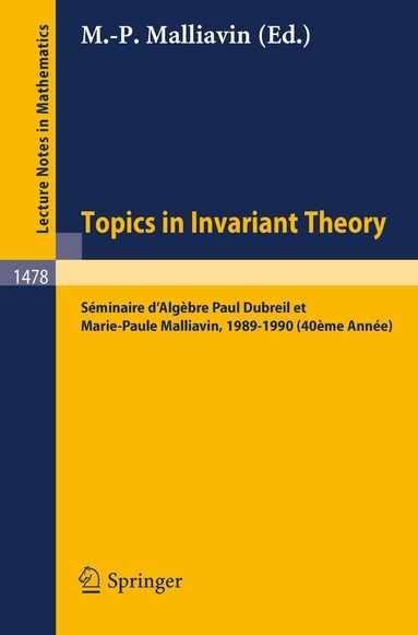 Marie-Paule Malliavin - Topics in Invariant Theory, Häftad