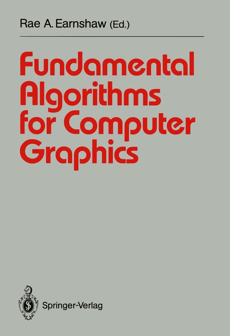Rae Earnshaw - Fundamental Algorithms for Computer Graphics, Häftad. Tillgänglighet: Lägg i varukorg
