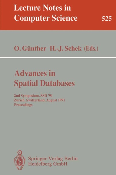 bokomslag Advances in Spatial Databases