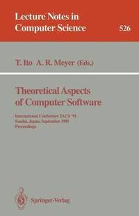 bokomslag Theoretical Aspects of Computer Software