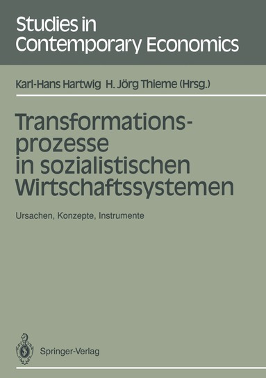 Karl-Hans Hartwig, H. Jörg Thieme - Transformationsprozesse in sozialistischen Wirtschaftssystemen, Häftad