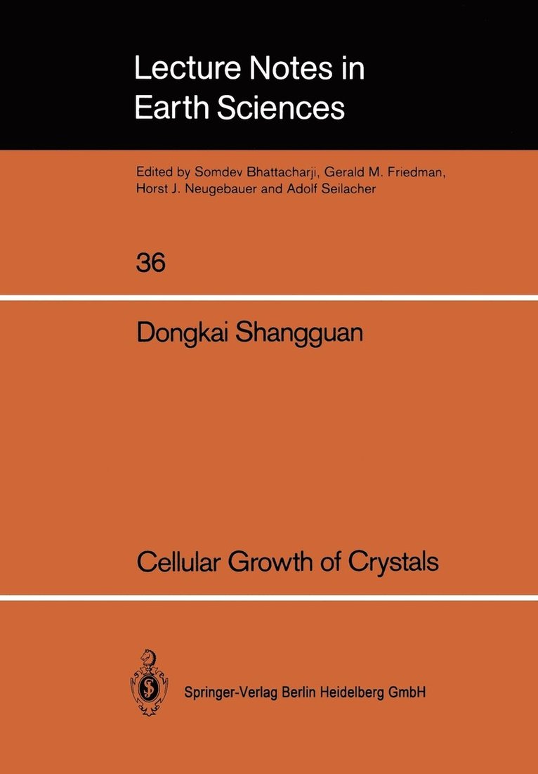 Cellular Growth of Crystals 1