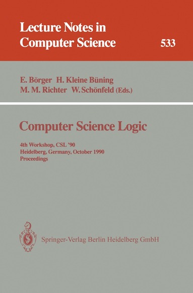 bokomslag Computer Science Logic