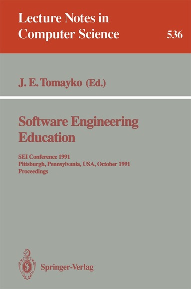 James E. Tomayko - Software Engineering Education, Häftad