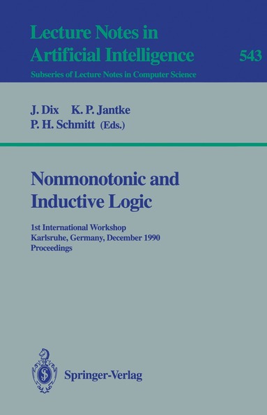 Klaus P. Jantke, Peter H. Schmitt - Nonmonotonic and Inductive Logic, Häftad