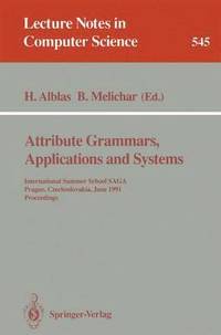 bokomslag Attribute Grammars, Applications and Systems