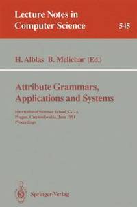 bokomslag Attribute Grammars, Applications and Systems