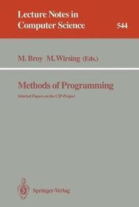 bokomslag Methods of Programming