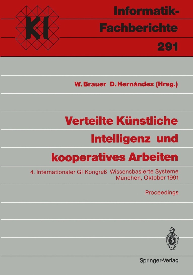 Verteilte Knstliche Intelligenz und kooperatives Arbeiten 1