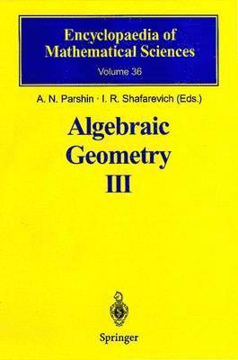 bokomslag Algebraic Geometry III