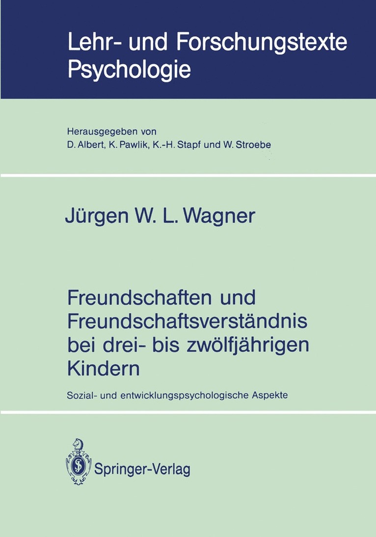 Freundschaften und Freundschaftsverstndnis bei drei- bis zwlfjhrigen Kindern 1