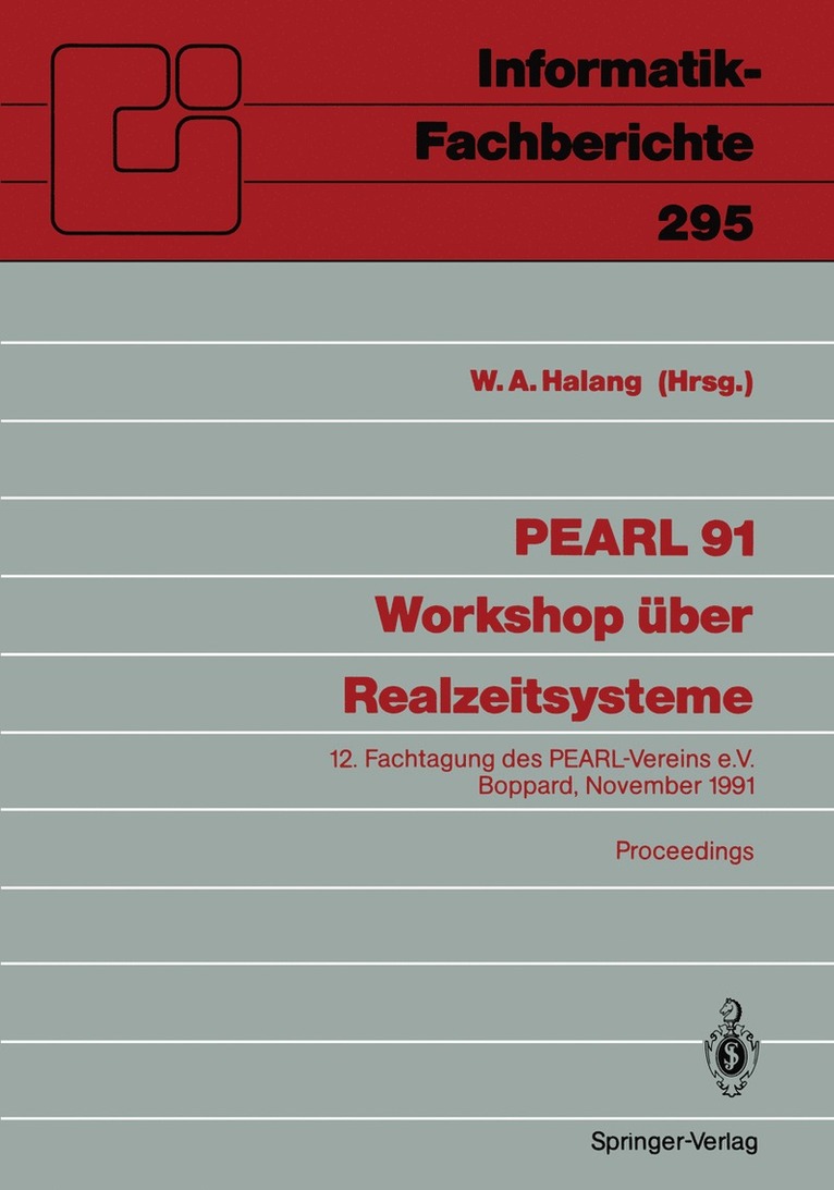 PEARL 91 - Workshop ber Realzeitsysteme 1