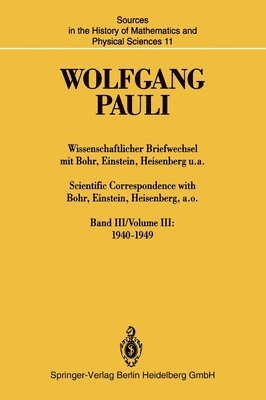 bokomslag Wissenschaftlicher Briefwechsel mit Bohr, Einstein, Heisenberg u.a. / Scientific Correspondence with Bohr, Einstein, Heisenberg, a.o.