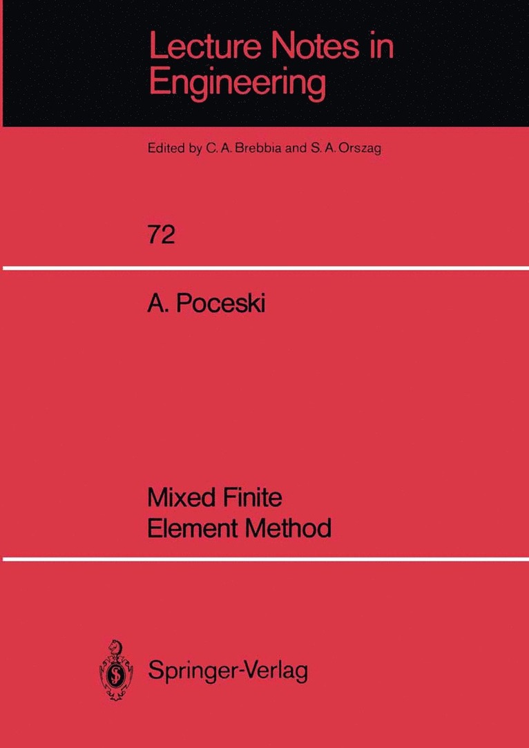 Apostol Poceski - Mixed Finite Element Method, Häftad