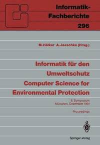 bokomslag Informatik fr den Umweltschutz / Computer Science for Environmental Protection