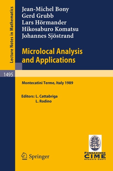Lamberto Cattabriga, Luigi Rodino - Microlocal Analysis and Applications, Häftad
