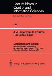 bokomslag Mechanics and Control