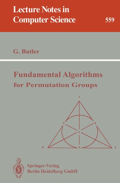 Gregory Butler - Fundamental Algorithms for Permutation Groups, Häftad