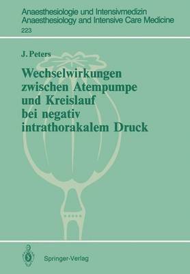 bokomslag Wechselwirkungen zwischen Atempumpe und Kreislauf bei negativ intrathorakalem Druck