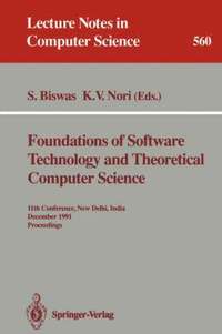 bokomslag Foundations of Software Technology and Theoretical Computer Science