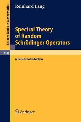 Spectral Theory of Random Schrödinger Operators