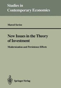 bokomslag New Issues in the Theory of Investment