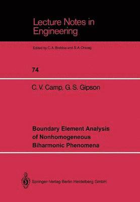 Boundary Element Analysis of Nonhomogeneous Biharmonic Phenomena 1