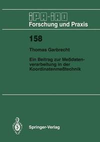 bokomslag Ein Beitrag zur Medatenverarbeitung in der Koordinatenmetechnik