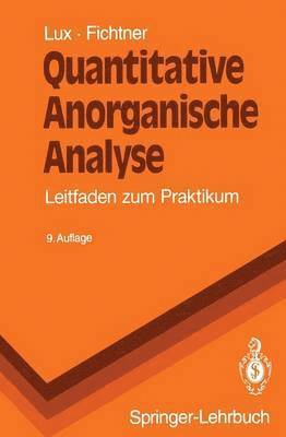 bokomslag Quantitative Anorganische Analyse