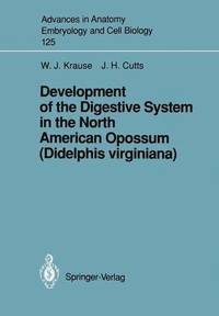 bokomslag Development of the Digestive System in the North American Opossum (Didelphis virginiana)