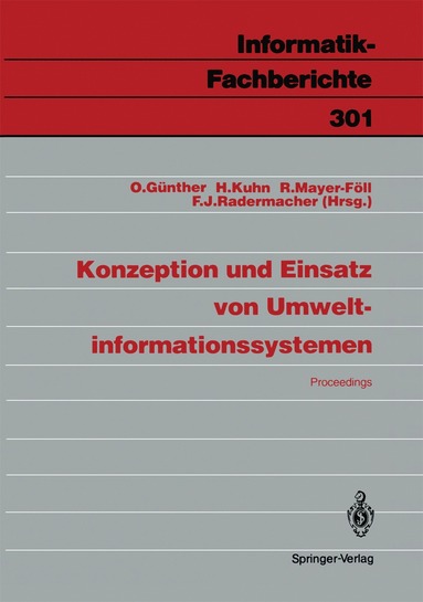 bokomslag Konzeption und Einsatz von Umweltinformationssystemen