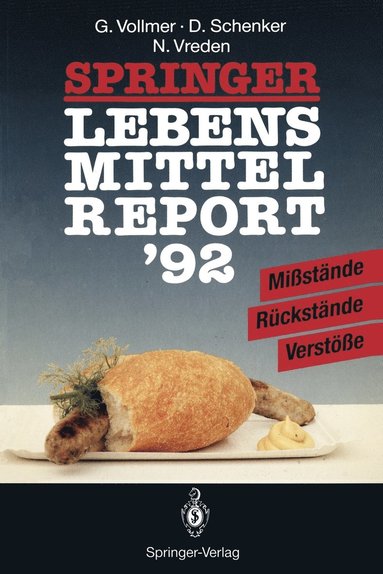 bokomslag Springer Lebensmittelreport '92
