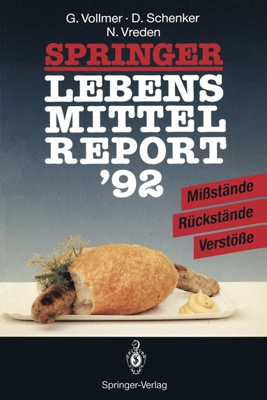 bokomslag Springer Lebensmittelreport 92