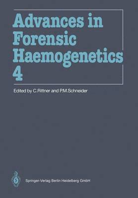 Advances in Forensic Haemogenetics 1