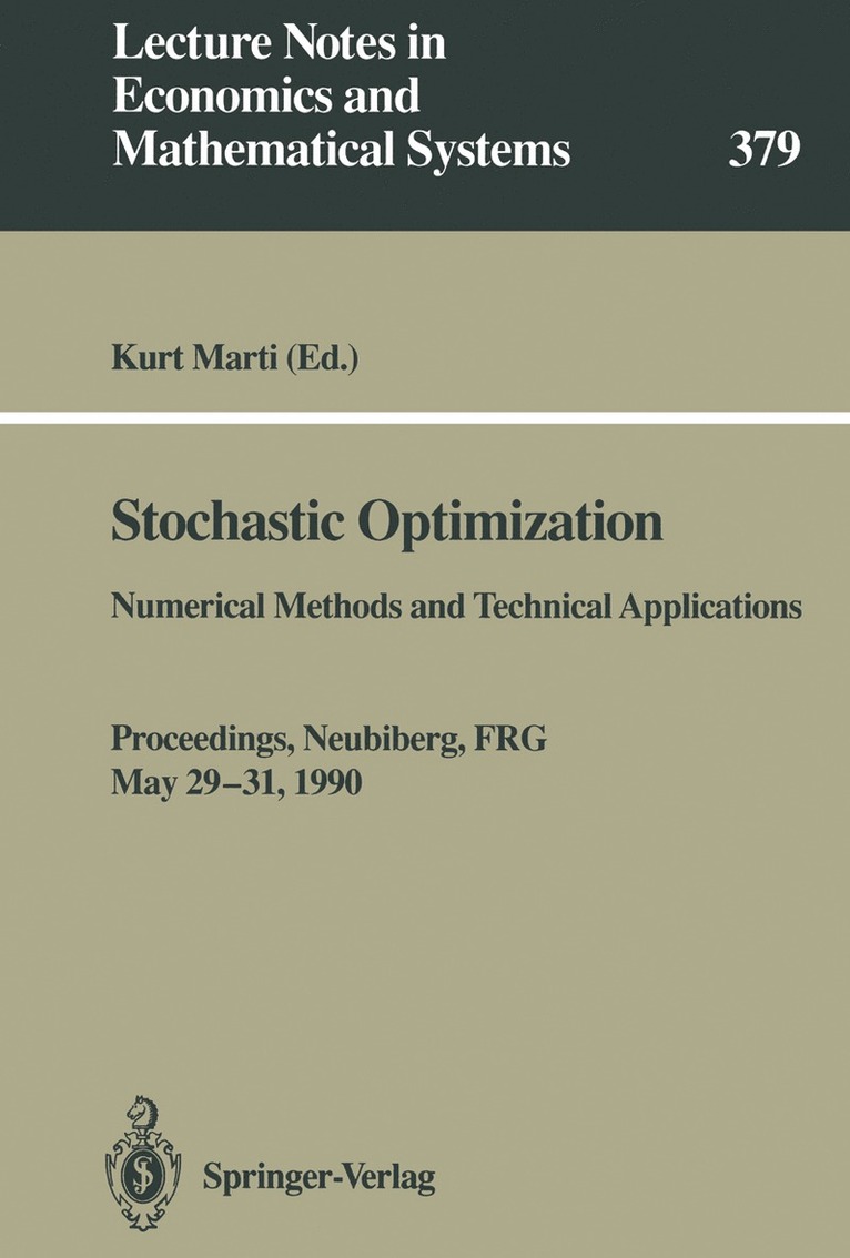 Stochastic Optimization 1